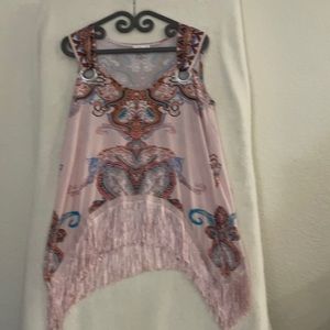 Venus Fringed Woman’s Top Size Medium